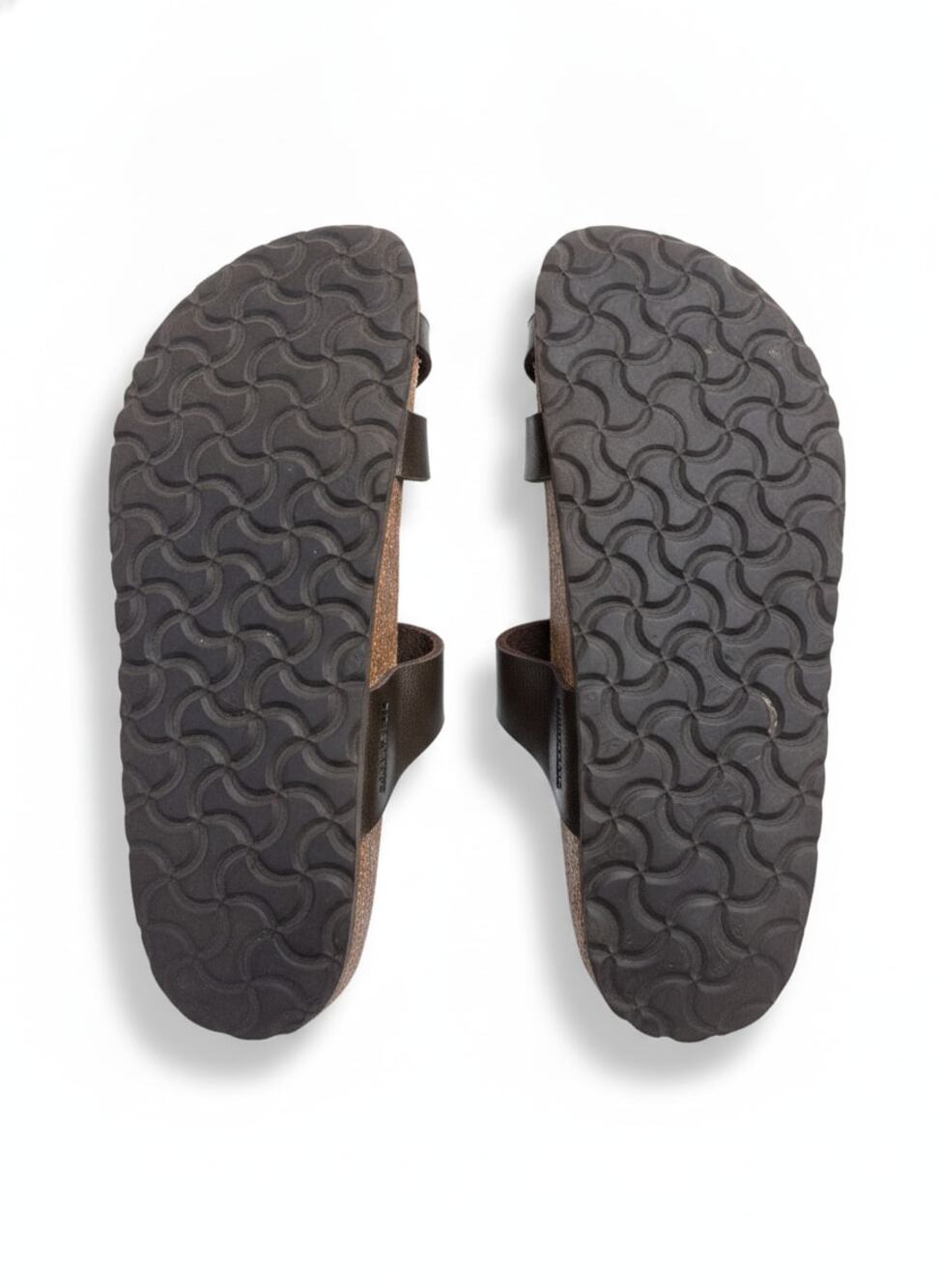 Birkenstock Womens Size 40 (US 9-9.5) Brown Leather Criss Cross Strap Sandals - Picture 2 of 6